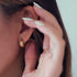 18k Gold Plated Sterling Silver Small Hoop Earrings Jax